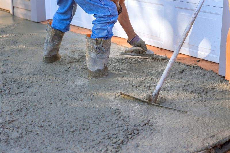 Driveway Concrete Finishing